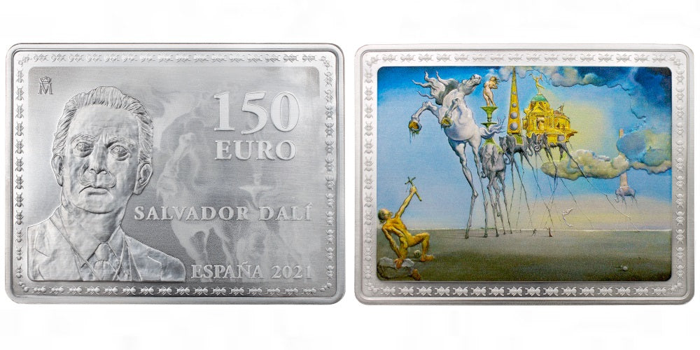 ESPAÑA 150 + 10 EUROS 2021 SALVADOR DALI * SÓLO VENTA ANTICIPADA