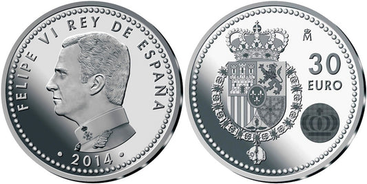 ESPAÑA 30 EUROS 2014 FELIPE VI