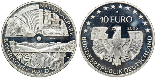 ALEMANIA 10 EUROS 2005 D