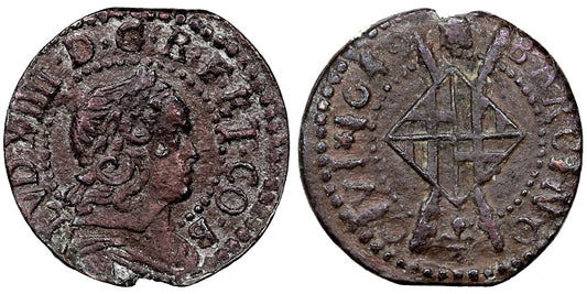 LUIS XIV  SEISENO 1649 BARCELONA