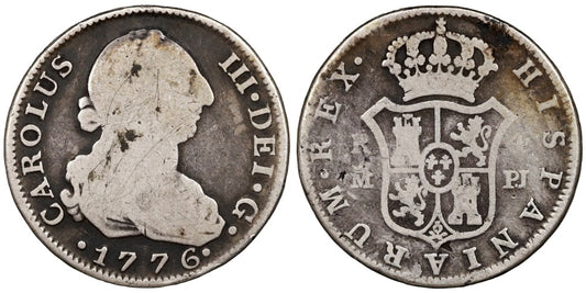 CARLOS III  4 REALES 1776 MADRID PJ