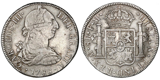CARLOS III  8 REALES 1788 MEXICO FM