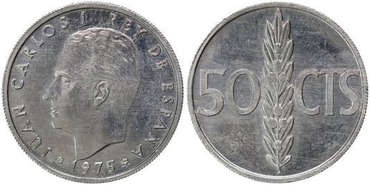 JUAN CARLOS I  50 CENTIMOS 1975*19-76