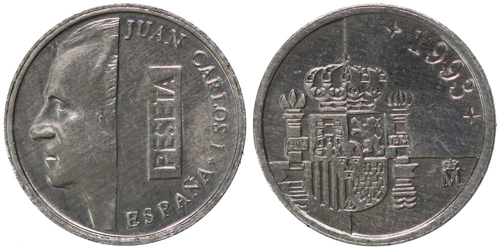 JUAN CARLOS I  1 PESETA 1993