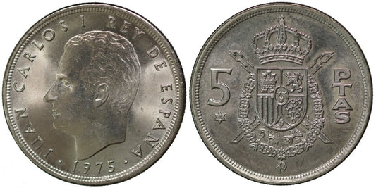 JUAN CARLOS I  5 PESETAS 1975*76