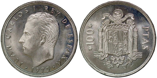 JUAN CARLOS I  100 PESETAS 1975*76