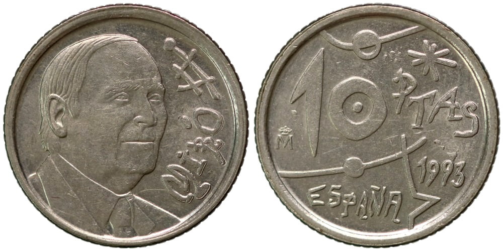 JUAN CARLOS I  10 PESETAS 1993