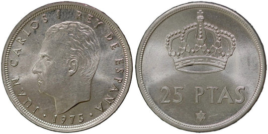 JUAN CARLOS I  25 PESETAS 1975*76