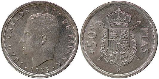 JUAN CARLOS I  50 PESETAS 1975*80