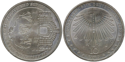 ALEMANIA 10 EUROS 2003 G